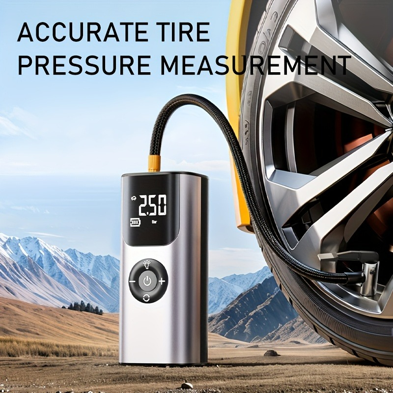 Car Portable Tire Inflator - Inflador de neumáticos portátil para automóvil,