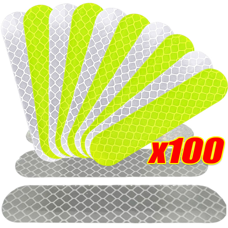 Car Accessories For Night Driving - Pegatinas Reflectantes de Advertencia para Casco,