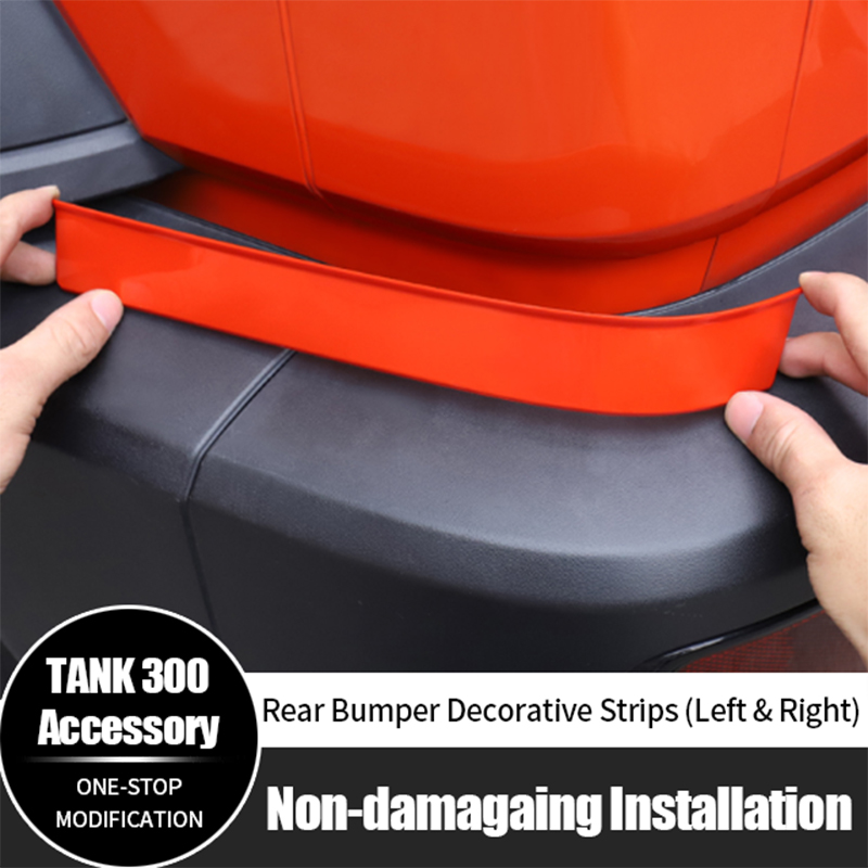 Car Accessories Tape - Tiras adhesivas decorativas para parachoques trasero