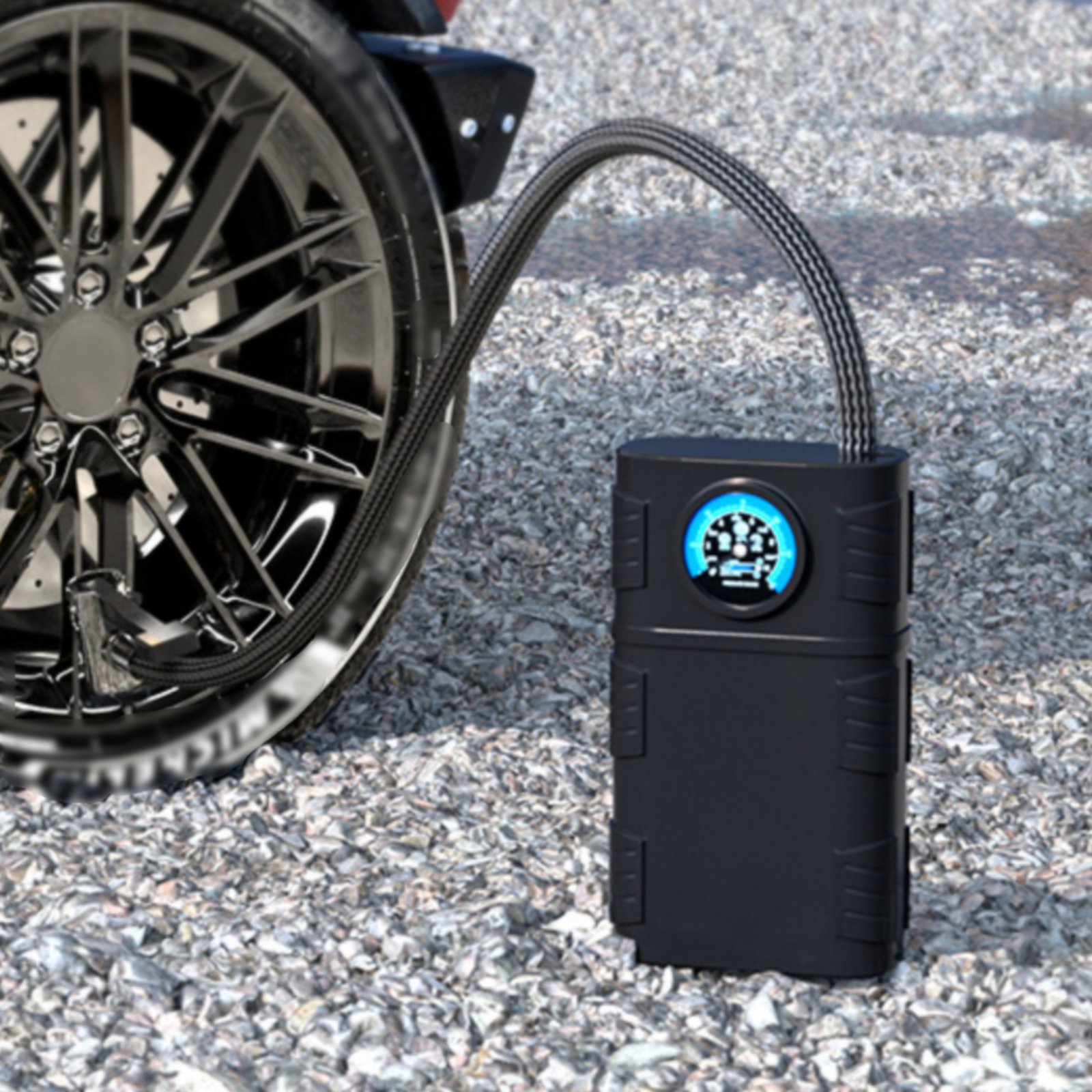 Inflador de Neumáticos Portáti - Car Portable Tire Inflator reseña y precio