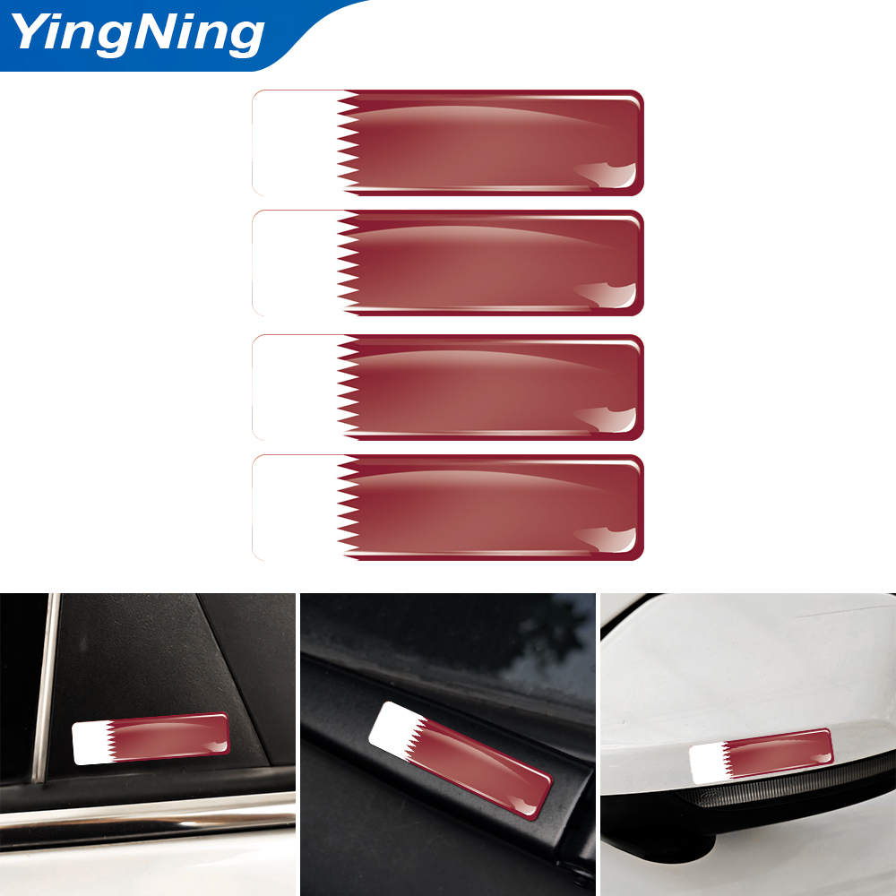4 pegatinas de vinilo epoxi 3D - Car Accessories Qatar reseña y precio