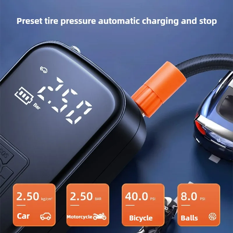Bomba infladora de neumáticos  - Car Portable Tire Inflator reseña y precio
