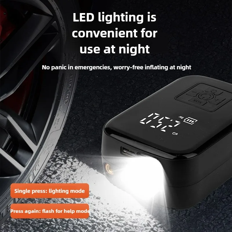 Bomba infladora de neumáticos  - Car Portable Tire Inflator reseña y precio