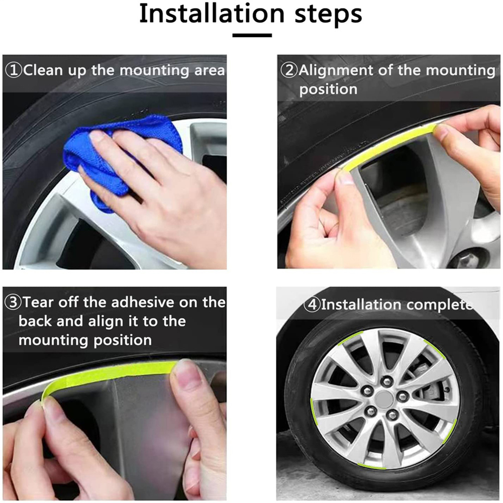 Juego de pegatinas reflectante - Car Accessories For Night Driving reseña y precio
