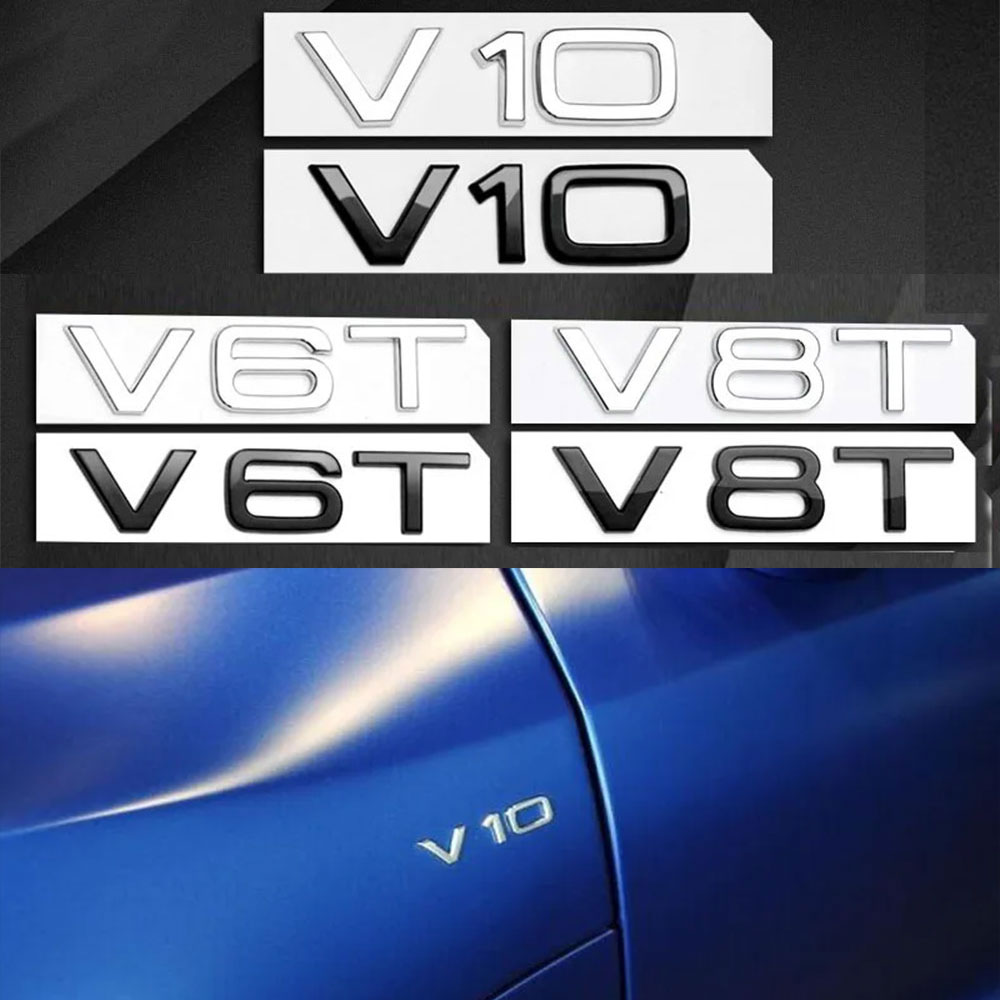 Emblema 3D ABS Cromado Negro V - Car Accessories Logo reseña y precio