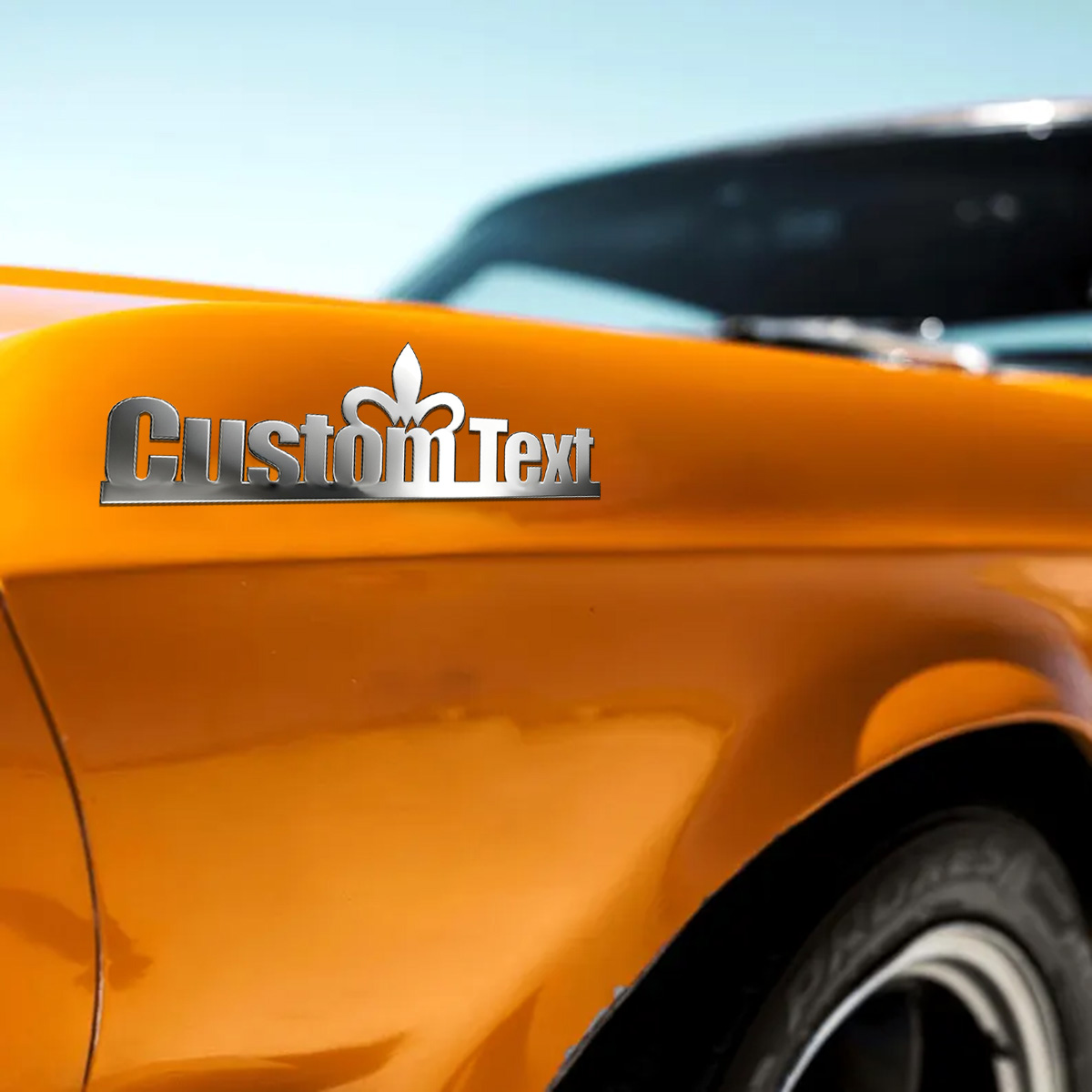 Fuente clásica, corona elegant - Car Accessories Logo reseña y precio