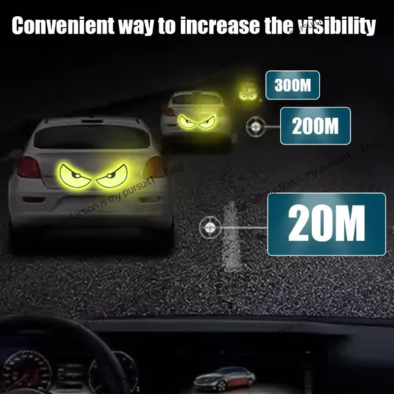 Pegatinas reflectantes para co - Car Accessories For Night Driving reseña y precio