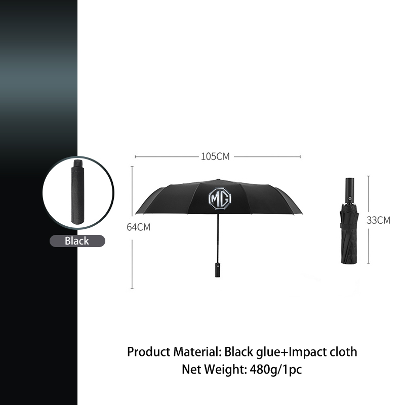 Parasol plegable automático a  - Car Accessories Logo reseña y precio