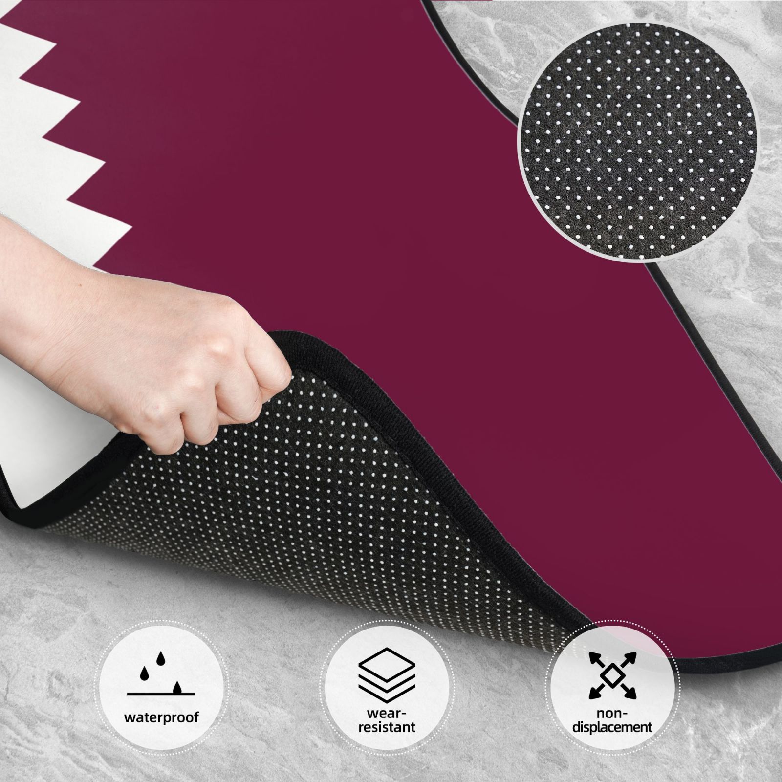 Alfombrillas de coche con patr - Car Accessories Qatar reseña y precio