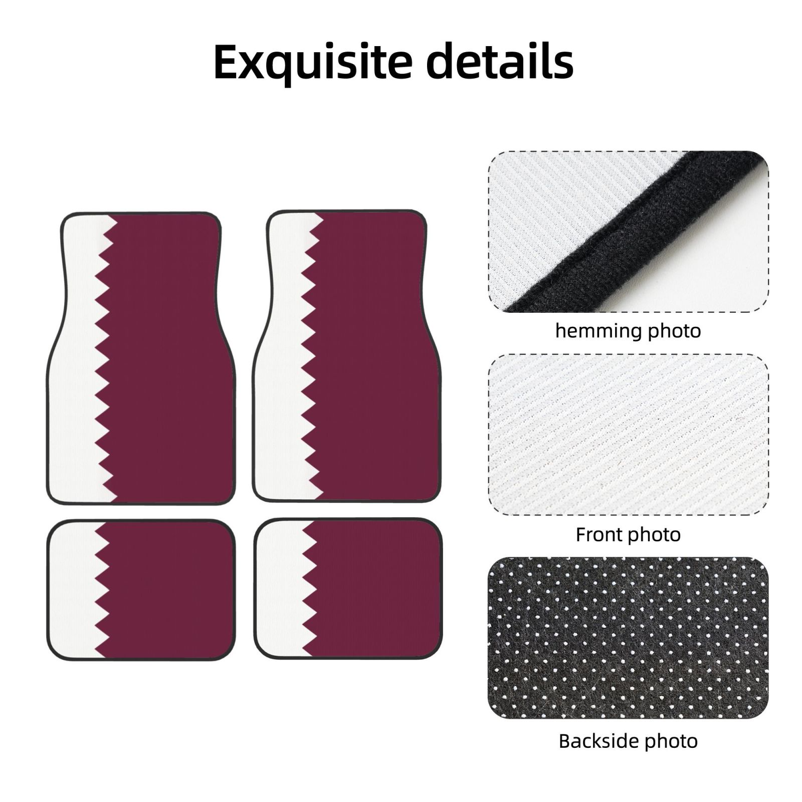 Alfombrillas de coche con patr - Car Accessories Qatar reseña y precio